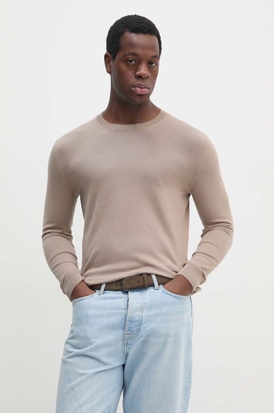 Sisley sweter beżowy 10F2S1C78