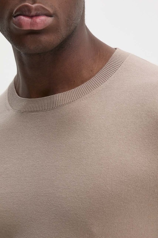 Sisley sweter 10F2S1C78 beżowy