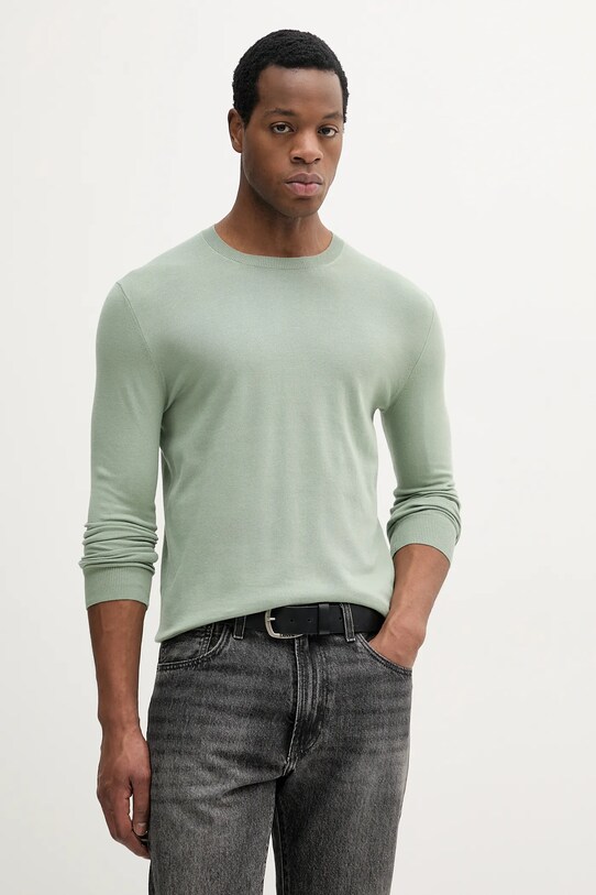 Sisley pulover verde 10F2S1C78