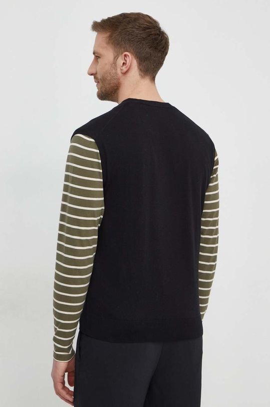 Odzież Sisley sweter 10F2S400H czarny