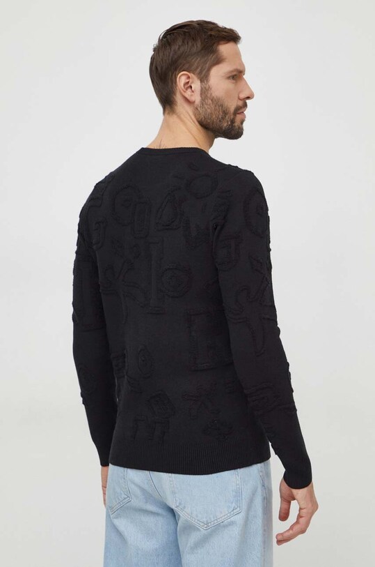 Îmbrăcăminte Desigual pulover 24SMJK01 negru