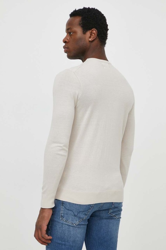 Ρούχα Ένα πουλόβερ σε μείγμα μεταξιού Calvin Klein K10K113159 μπεζ