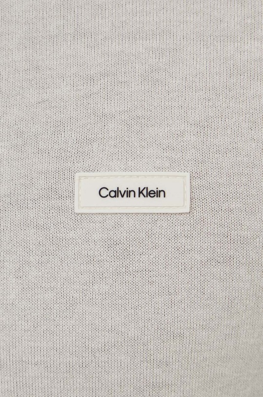 Ένα πουλόβερ σε μείγμα μεταξιού Calvin Klein K10K113159 μπεζ