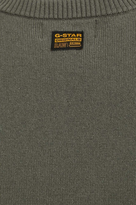 Svetr z vlněné směsi G-Star D21931.D563 zelená