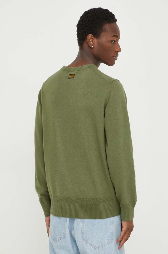 Îmbrăcăminte G-Star pulover din amestec de lână D21931.D563 verde