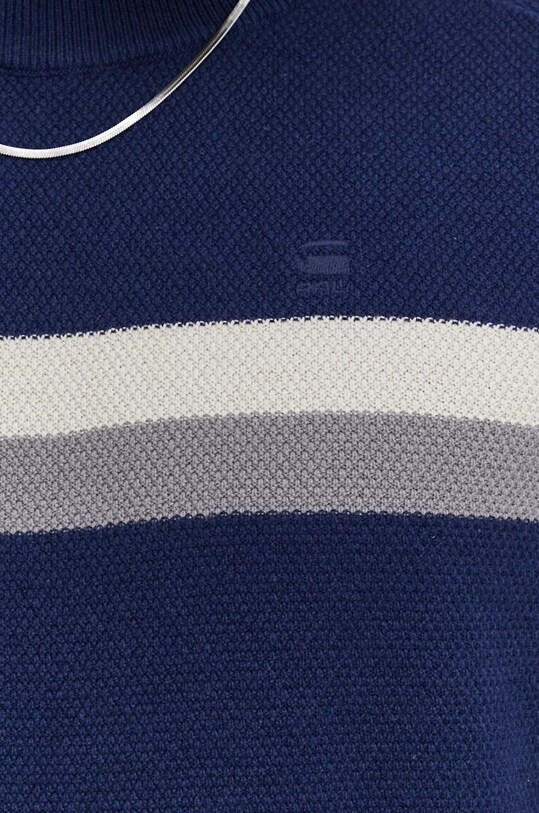 G-Star sweter z domieszką wełny D24378.D563 niebieski