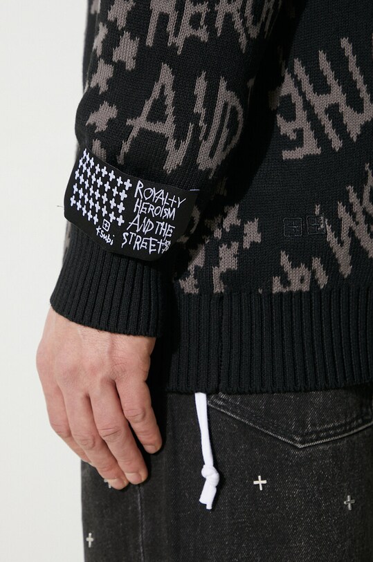 Pamučni kardigan KSUBI heroism cardigan MPS24KW005