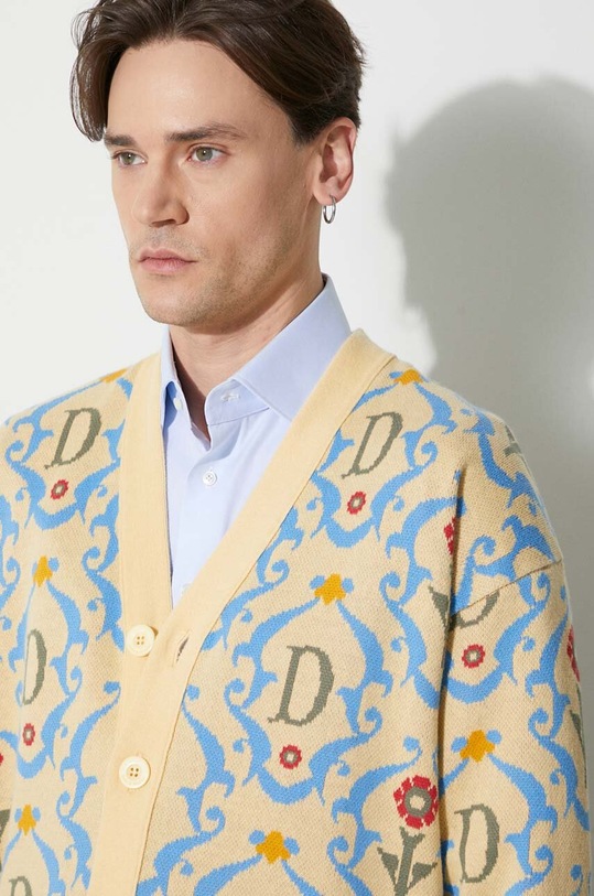 Drôle de Monsieur cotton cardigan Le Cardigan Ornements D.CA120.CO147.YL yellow