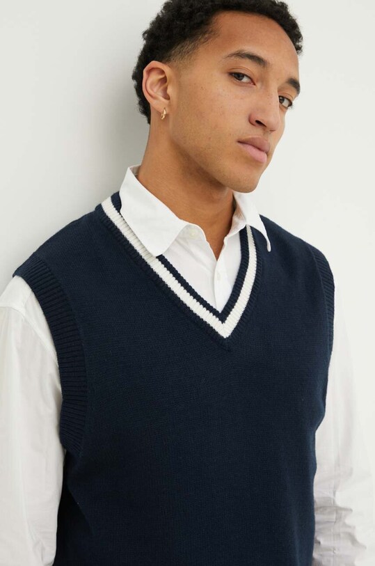 Tommy Jeans kamizelka granatowy DM0DM18599