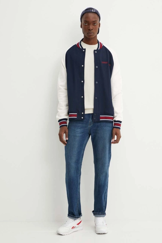 Хлопковый свитер Tommy Jeans DM0DM18895 бежевый SS24