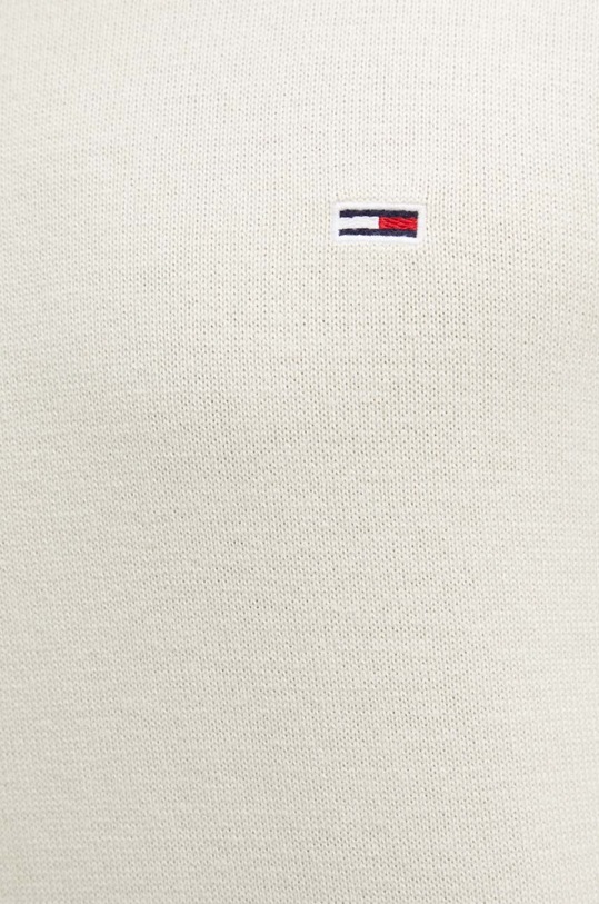 Bavlněný svetr Tommy Jeans DM0DM18895 béžová