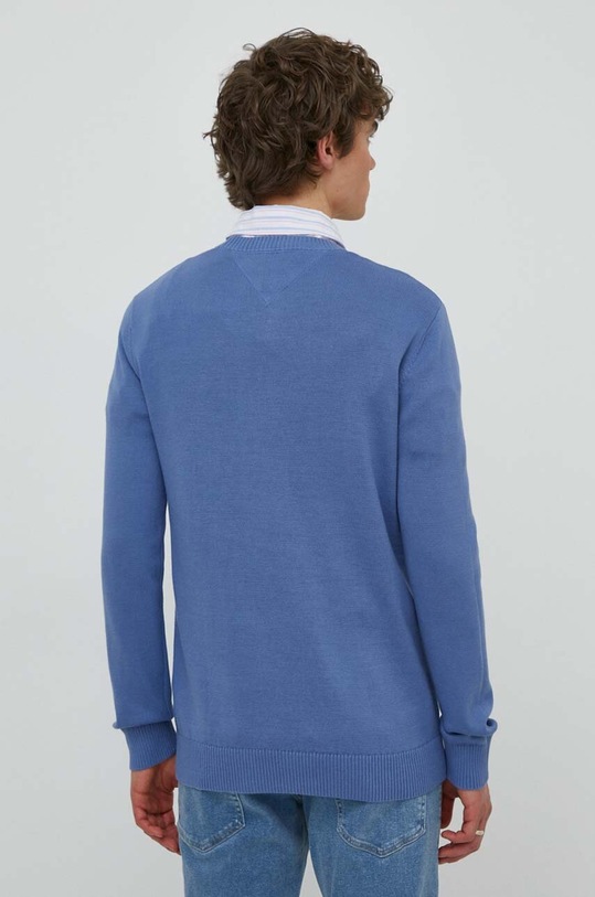 Oblečení Bavlněný svetr Tommy Jeans DM0DM18895 modrá