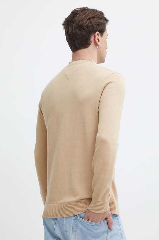 Odzież Tommy Jeans sweter bawełniany DM0DM18895 beżowy