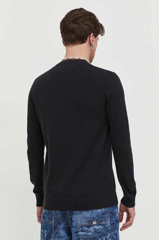 Одежда Хлопковый свитер Tommy Jeans DM0DM18895 чёрный