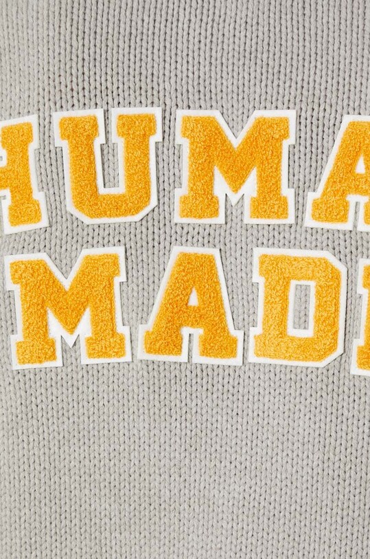 Human Made kardigan Low Gauge Knit Cardigan HM27CS036 szary