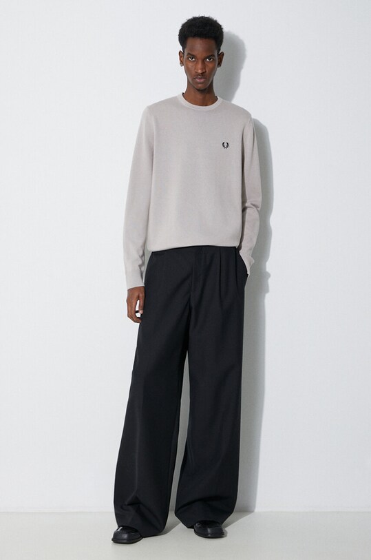 Вовняний светр Fred Perry Classic Crew Neck Jumper