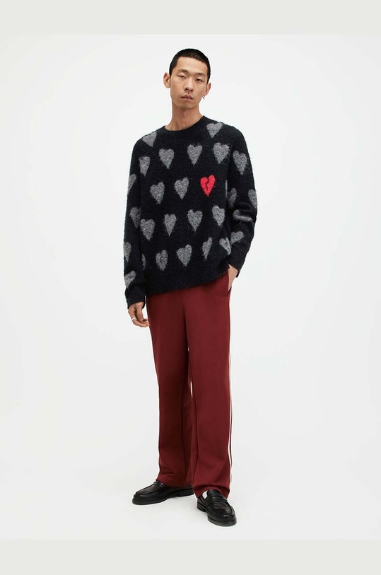AllSaints maglione in lana AMORE nero MK010Y