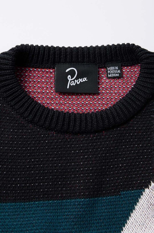 by Parra cotton jumper Grand Ghost Caves Knitted 51145