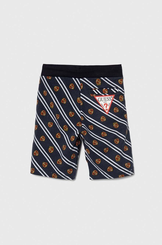 Дитячі бавовняні шорти Guess L4RD01.KA6R3.PPYH темно-синій SS24