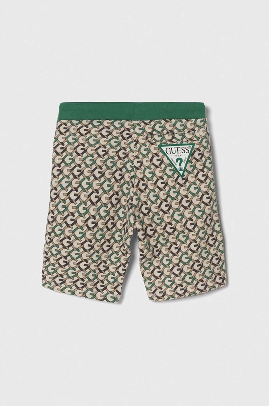 Guess pantaloni scurți din bumbac pentru copii L4RD01.KA6R3.PPYH verde SS24