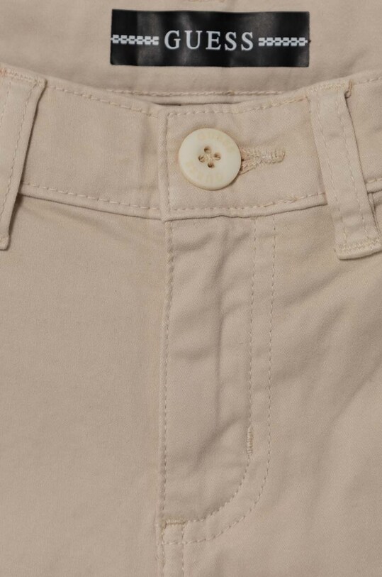 Dětské kraťasy Guess béžová L4RD06.WFPMA.PPYH