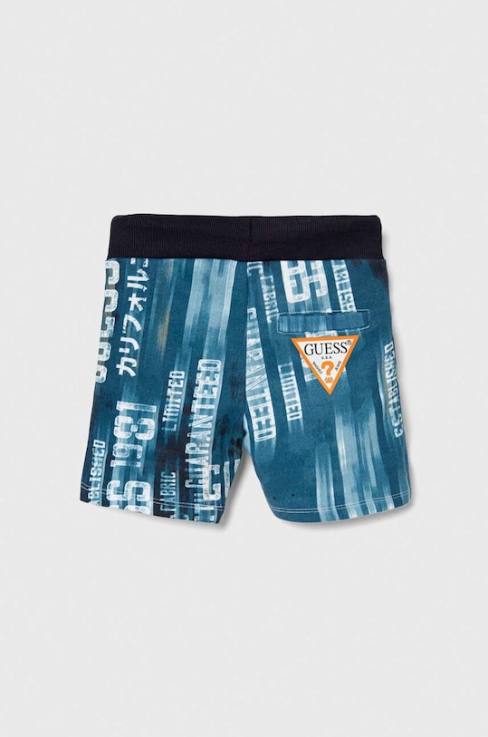 Guess szorty bawełniane dziecięce N4RD01.KA6R3.PPYH niebieski SS24
