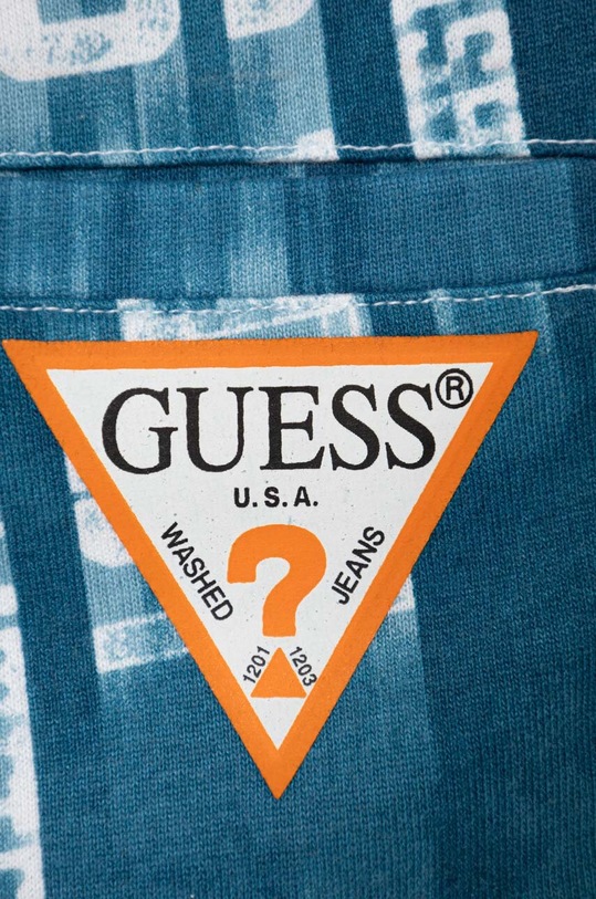 Chłopiec Guess szorty bawełniane dziecięce N4RD01.KA6R3.PPYH niebieski