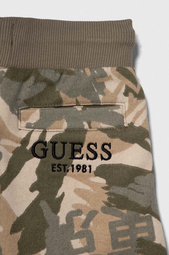 Guess pantaloni scurți din bumbac pentru copii verde N4RD06.KA6R3.PPYH
