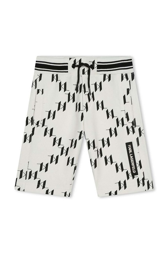 Karl Lagerfeld pantaloni scurți din bumbac pentru copii Z30028.162.174 bej SS24