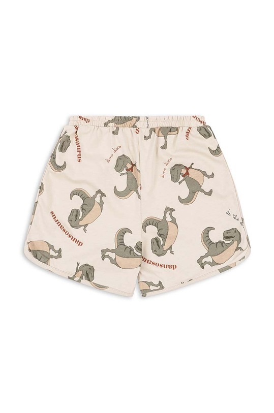 Detské bavlnené šortky Konges Sløjd KS100949 zelená SS24