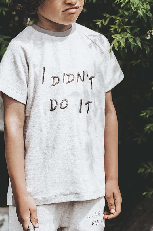 That's mine pantaloni scurti copii Sejr 070463 bej SS24