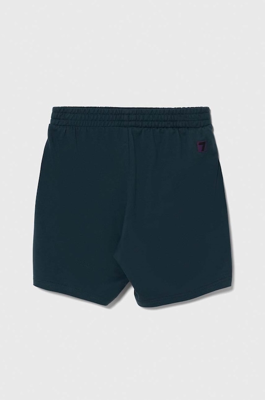 Detské bavlnené šortky EA7 Emporio Armani 3DBS53.BJ05Z modrá SS24