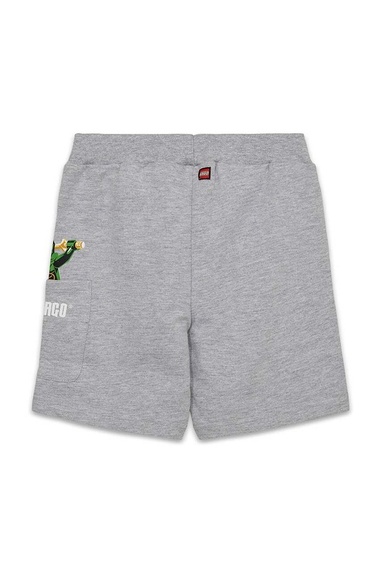 Lego szorty bawełniane dziecięce 12011254 szary SS24