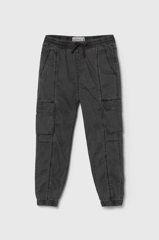 Abercrombie & Fitch spodnie dziecięce tkanina szary KI230.4006