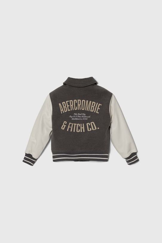 Dječja bomber jakna Abercrombie & Fitch KI232.4003 siva SS24