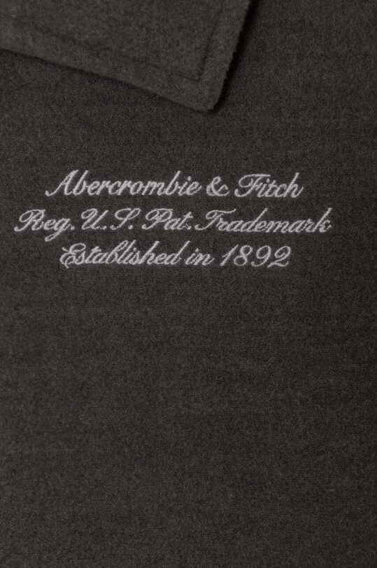 Băieți Abercrombie & Fitch geaca bomber pentru copii KI232.4003 gri
