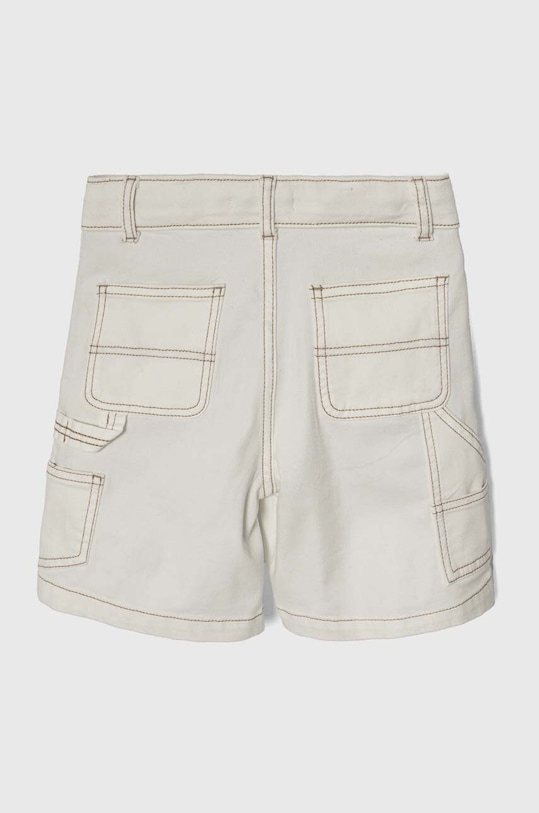 Дитячі джинсові шорти Sisley 4N1EY900P.G.Seasonal білий SS24