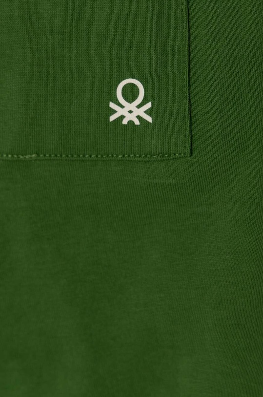 Παιδικό βαμβακερό σορτς United Colors of Benetton πράσινο 3MI5G901A.P.Seasonal