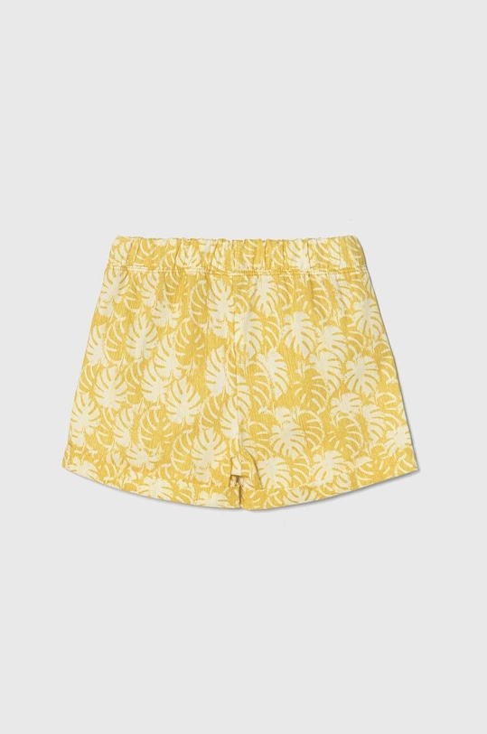Дитячі бавовняні шорти Jamiks CHRISTOPHER.Sp.JLG214.B жовтий SS24