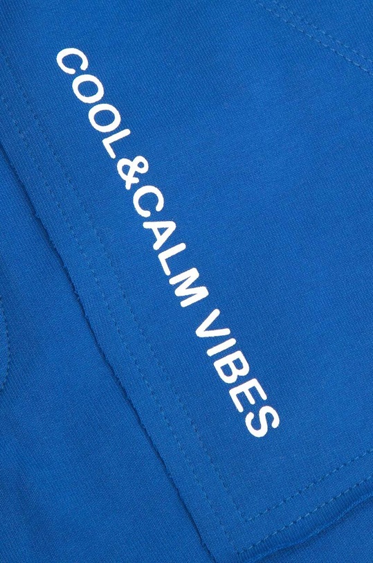 Detské bavlnené šortky Coccodrillo tmavomodrá WC4120501VBC