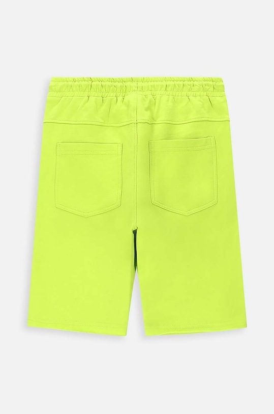 Detské bavlnené šortky Coccodrillo WC4120501VBC zelená SS24