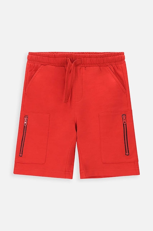 Coccodrillo pantaloni scurți din bumbac pentru copii WC4120502DWK rosu SS24