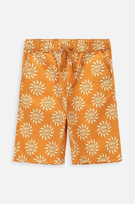 Coccodrillo pantaloni scurți din bumbac pentru copii casual maro WC4119502HBJ