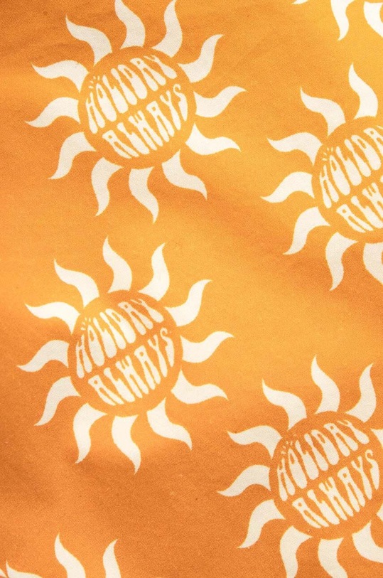 Coccodrillo pantaloni scurți din bumbac pentru copii maro WC4119502HBJ