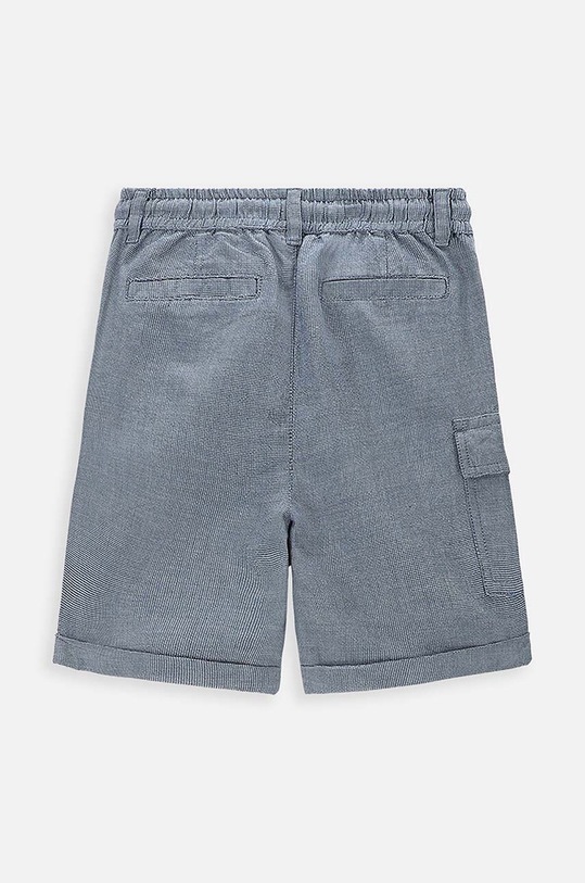 Detské bavlnené šortky Coccodrillo WC4119501NWJ modrá SS24