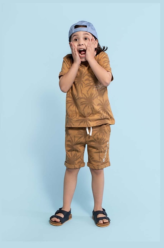 Coccodrillo szorty bawełniane dziecięce WC4120501NWK