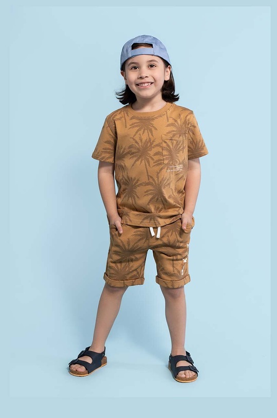 Coccodrillo szorty bawełniane dziecięce WC4120501NWK