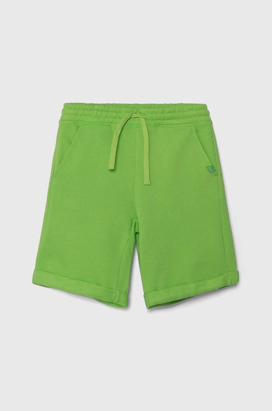 United Colors of Benetton szorty bawełniane dziecięce bawełna zielony 3J68C901G.G.Sea.PPYH