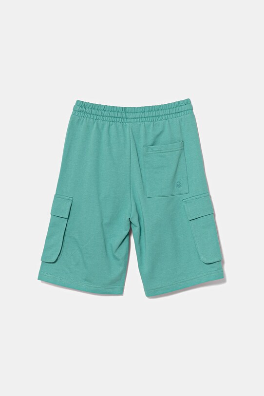 United Colors of Benetton pantaloncini in cotone 39DJC902N.G.Seasonal turchese SS25