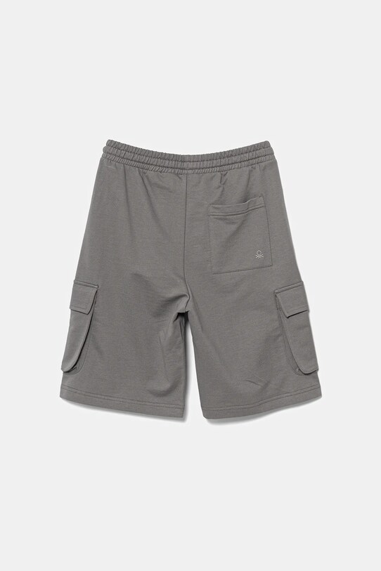 United Colors of Benetton pantaloni scurti din bumbac 39DJC902N.G.Seasonal gri SS25